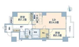 用賀レジデンス 2階 間取り図