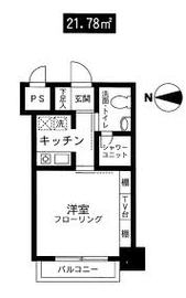 Totsu Residence Shiba (東通レジデンス芝) 1008 間取り図