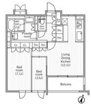 nido SAKURAGAOKA 310 間取り図