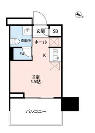 プラウド中目黒 2階 間取り図