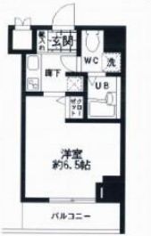 HF東日本橋レジデンス 605 間取り図