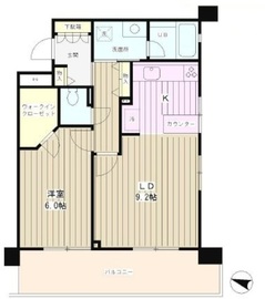 パーク・ノヴァ横浜阪東橋南 6階 間取り図