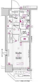 ガーラ・ステーション東神奈川 11階 間取り図