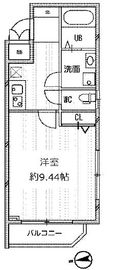 白金高輪レジデンス 406 間取り図