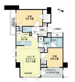 オープンレジデンシア小石川ヒルズ 4階 間取り図