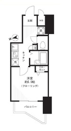 ミリオンタワー虎ノ門 7階 間取り図