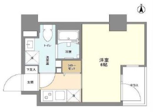 La Douceur川崎Ⅱ (ラドゥセール川崎Ⅱ) 103 間取り図