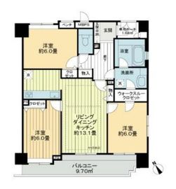 ライオンズマンション渋谷道玄坂 12階 間取り図