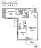 メトロステージ亀有 403 間取り図