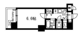レジディア神楽坂 803 間取り図