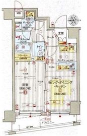 エステムプラザ池袋ザ・ヴィンテージ 5階 間取り図