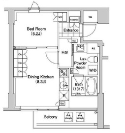 代官山BLESS 411 間取り図