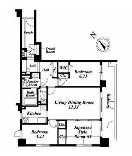 マイネシュロッス代官山 4階 間取り図