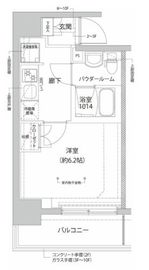 RELUXIA横濱反町 (リルシア横濱反町) 6階 間取り図