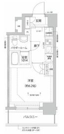 RELUXIA横濱反町 (リルシア横濱反町) 8階 間取り図