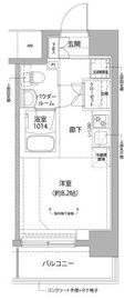 RELUXIA横濱反町 (リルシア横濱反町) 1階 間取り図