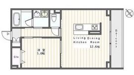 ティーリア小石川 203 間取り図