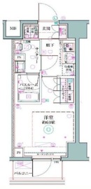 クレヴィスタ阪東橋Ⅱ 302 間取り図