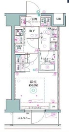 クレヴィスタ阪東橋Ⅱ 1003 間取り図