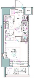 クレヴィスタ阪東橋Ⅱ 1110 間取り図
