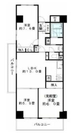ジュネス 7階 間取り図