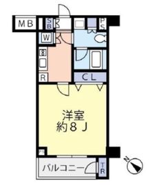グランヴァン駒沢大学 2階 間取り図