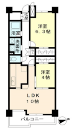 グリーンヒルズ目白 1階 間取り図
