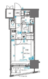 ZOOM横浜桜木町 4階 間取り図