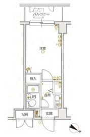 クレッセント新川崎エグゼ 1階 間取り図