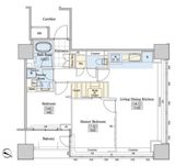 レジディアタワー上池袋 タワー棟 1310 間取り図