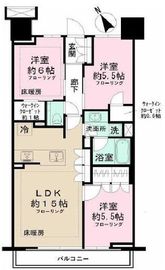 ルフォン船堀ザ・タワーレジデンス 13階 間取り図
