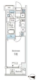 ラティエラ中野新井 301 間取り図