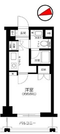 パレステュディオ代々木 4階 間取り図