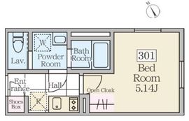 Reve Residence 三軒茶屋 (レーヴレジデンス三軒茶屋) 301 間取り図