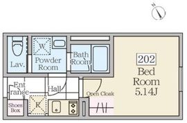 Reve Residence 三軒茶屋 (レーヴレジデンス三軒茶屋) 202 間取り図
