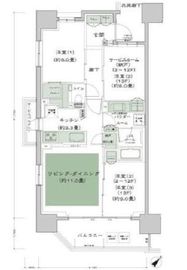 シティハウス池袋 13階 間取り図