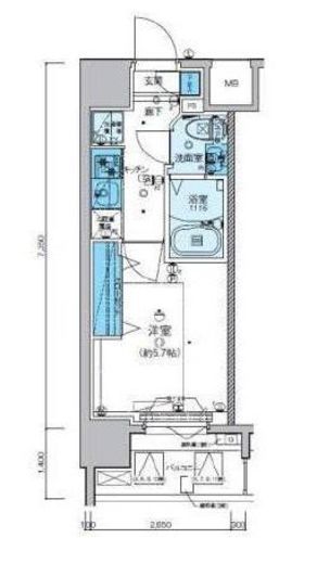 リヴシティ横濱新川町弐番館 10階 間取り図