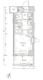 Log横浜伊勢町 (ログ横浜伊勢町) 4階 間取り図