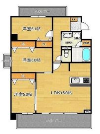 t.t.ユニテ 2階 間取り図