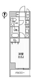レオーネ南千住Ⅱ 503 間取り図