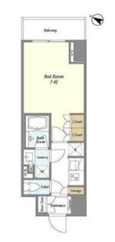 ドゥーエ横濱鶴見 922 間取り図