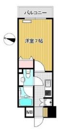 ファーストリアルタワー新宿 5階 間取り図