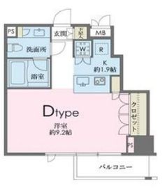 ドゥーエ南麻布 304 間取り図