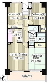 クリケットヒル富ヶ谷 207 間取り図