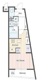 B CITY ART RESIDENCE KITAZAWA 2階 間取り図