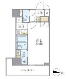 レクシード両国駅前 704 間取り図