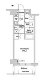 コンフォリア下北沢 213 間取り図