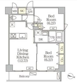ORSUS志村坂上 (オルサス志村坂上) 510 間取り図