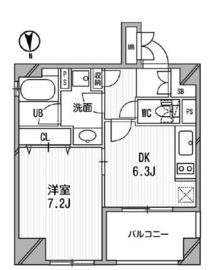 クリオ三田ラ・モード 806 間取り図