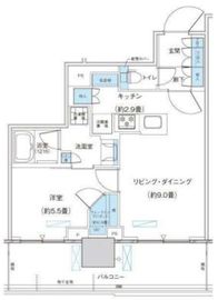 パークシティ柏の葉キャンパス ザ・ゲートタワー ウエスト 1501 間取り図